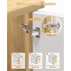 Chibery 2 Pack 165 Degree Soft Close Kitchen Corner Hinges,