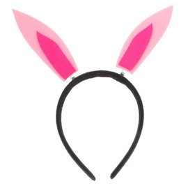Healifty Bunny Ears Headbands Cute Easter Day Furry Rabbit Ear Hairband Party Prom Cosplay Headwear Costume Decoration Hair Accessories for Women Easter Party Favor
