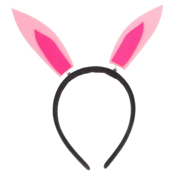 Healifty Bunny Ears Headbands Cute Easter Day Furry Rabbit Ear