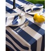 DII Cabana Stripe Outdoor Zippered Tabletop Collection, Stain/Wrinkle Resistant &