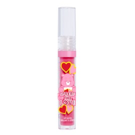wet n wild Care Bears High-Shine Shimmer Lip Gloss Pink Spread the Love, 1114850
