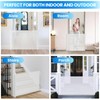 Spaceany Retractable Safety Baby Gate or Mesh Dog Gate,Durable Portable