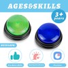 BEAN LIEVE 2-Pack Game Buzzers - Super Bright 4-LEDs, Unique