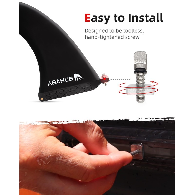 Abahub SUP - Tornillo de aleta de acero inoxidable 316,