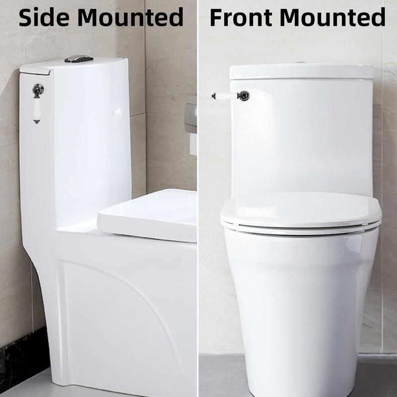 Ceramic Toilet Flush Handle, KissDate Toilet Flush Handle Replacement Universal