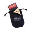 Logan Turbo Solid Brass Whistle with etched design
