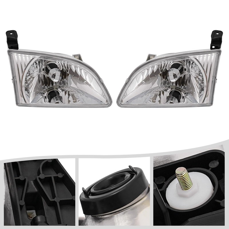 Fronimo TO2502135,TO2503135 Headlights Headlamps Pair Set Compatible with Toyota Sienna