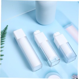 FRCOLOR 3pcs Airless Pump Bottles for Travel Lotion Dispenser Bottles Refillable Seal for Creams Shower Gel Shampoo