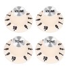 Banworks Guitar Control Knobs Metric 18-Spline 2 Tone 2 Volume