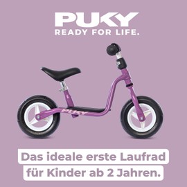 PUKY LR M Balance Bike from 2 Years | Safe, Stylish Balance Bike | Handlebar & Saddle Height Adjustable | with Running Board | for Children from 2 Years | with Handlebar Pad Colour