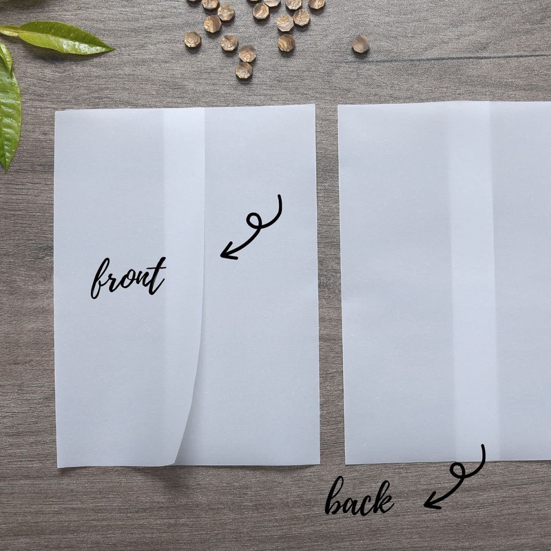 100 Pack Pre-Folded Vellum Jackets for 5x7 Invitations -Vellum Envelope