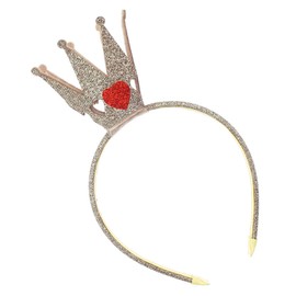 Healvian Fashionable Crown Headband for Girls Lightweight Shiny Headband Glitter