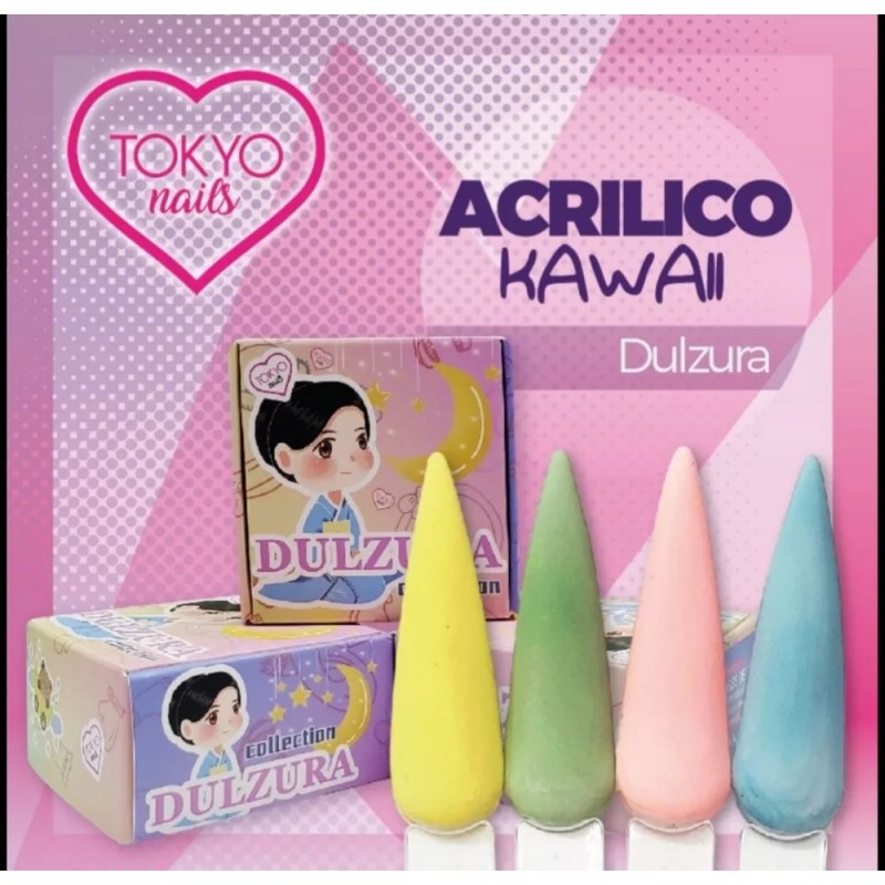 Coleccion Kawaii Acrilicos Tokyo Nails