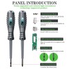 2-in-1 High Torque Strong Magnetic Screwdriver Electricity Detector, 2Pc Electrical