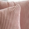 MIULEE Corduroy Soft Solid Decorative Square Throw Pillow Cover Cushion