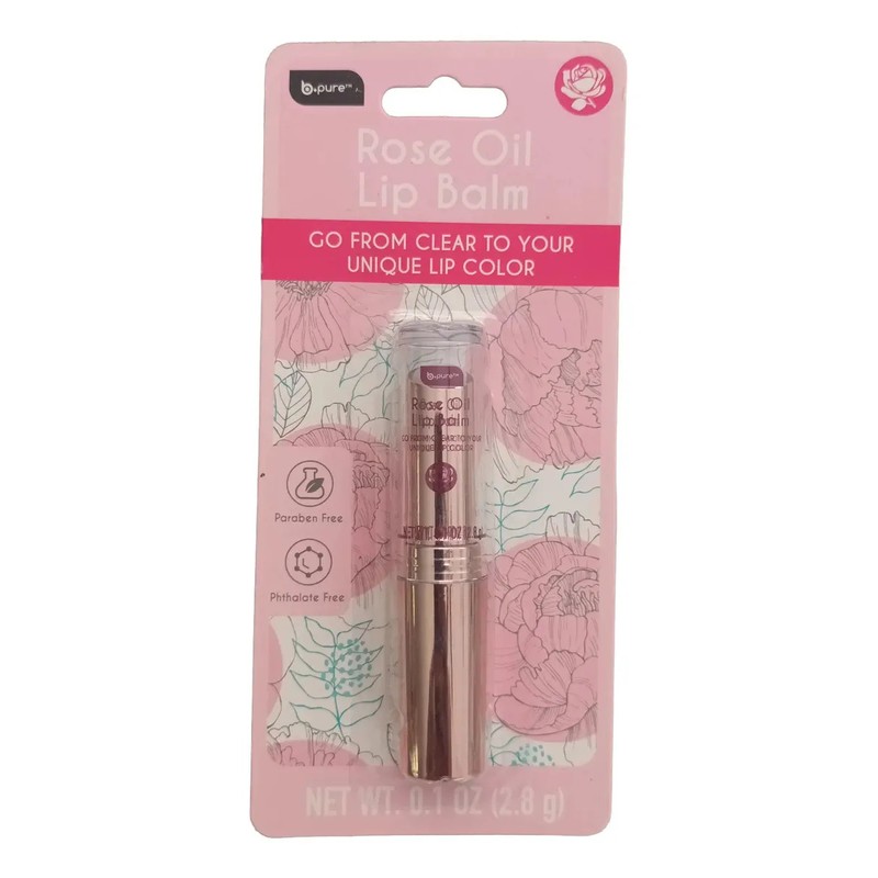 B.pure Balsamo Labial Con Aceite De Rosa Tintado En Transpar