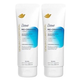 2 Sérum Corporal Dove Pro-ceramidas Dermo Hidratante 200ml                                                                                            