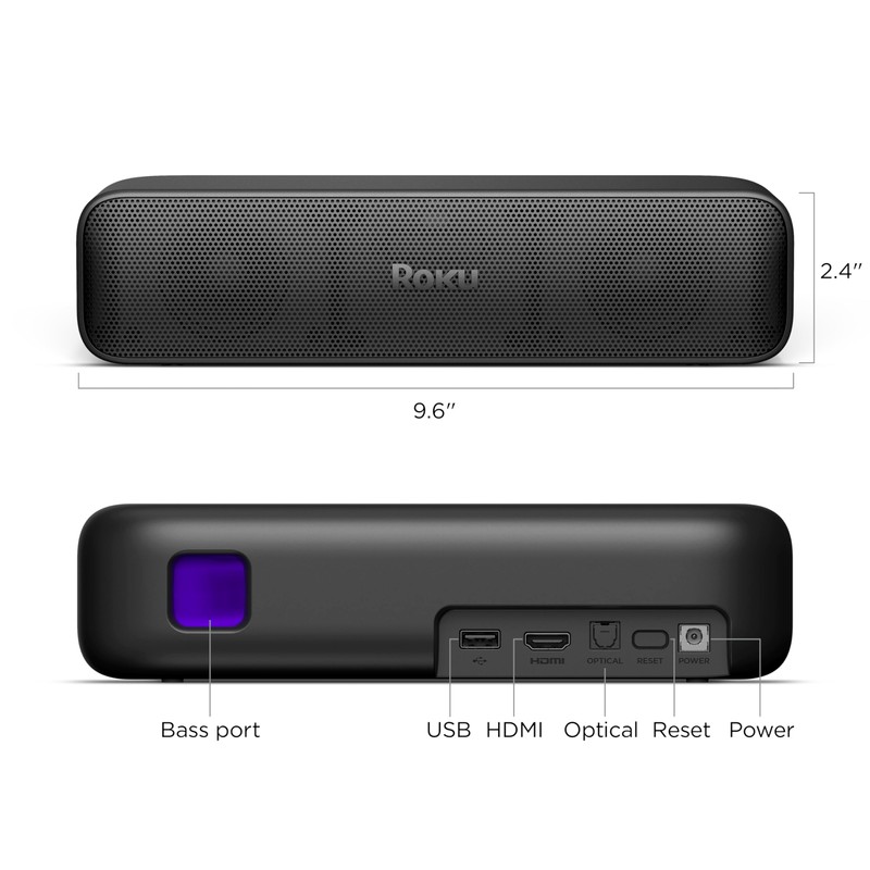 Roku Streambar SE | 2-in-1 TV Soundbar with Built-in 4K/HD/HDR