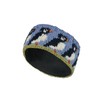 Pachamama Women Wool Ear Warmer Headband Fleece Lined Handknitted Puffin