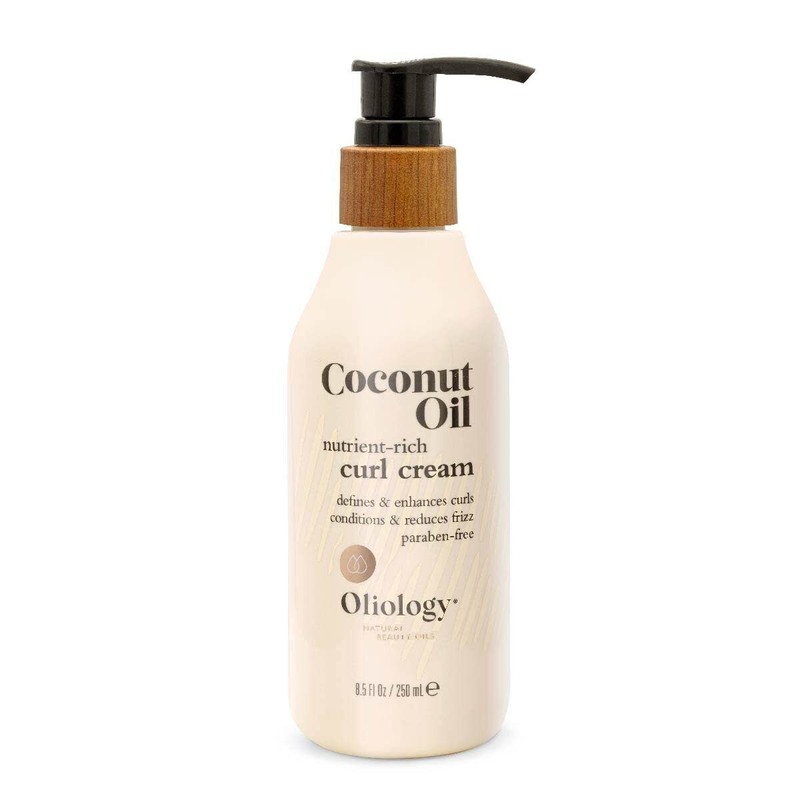 Oliology Coconut Oil Curl Cream 8.5oz defines curls reduces frizz