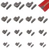 PH PandaHall 16 Sets Metal Zip Repair Zip Insert Pin