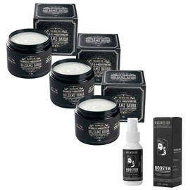 Kit 2 B?lsamos para Barba Maximus Inc ? F?rmula con Bergamota y Biotina ? Tratamiento de 2 Meses para Cuidado y Fortalecimiento de la Barba ? Ideal pa