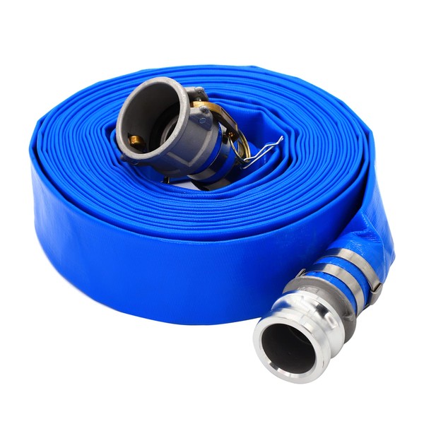 DAVCO 2" ID × 50 ft Pool Backwash Hose, Heavy