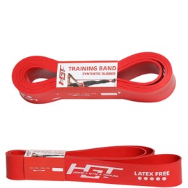 HGT Long Resistance Band - Extra Strength Latex-Free Workout Band for Women & Men - Supports Stretching, Yoga & Pilates - Exercise Equipment for Home/Gym Workouts - (Extra Heavy)