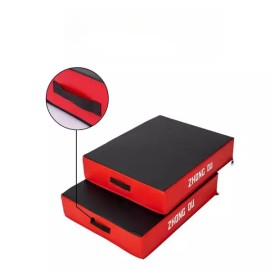 데드리프트 매트 바벨 소음방지 완충 역도 충격 쿠션 [블랙/레드 (100x60x15cm)] Deadlift Mat Barbell Noise-Reduction Shock Absorbing Weightlifting Cushion [Black/Red (100x60x15cm)]