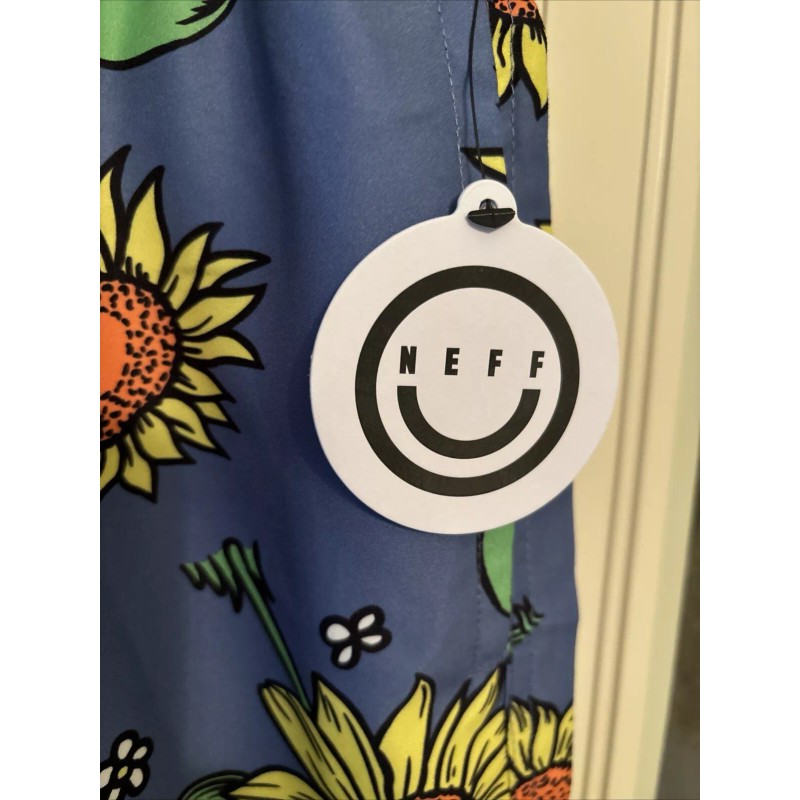 Neff New NWT Men’s Neff SHREK Swim Suit Trunks MEDIUM