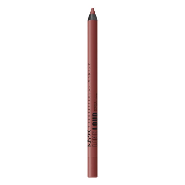 NYX PROFESSIONAL MAKEUP, Line Loud, Waterproof Lip Pencil, Infused with Vitamin E, Vegan Formula - Leave A Legacy (Nude Mauve)