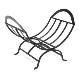 Uniflame, W-1038, Black Wrought Iron Log Rack