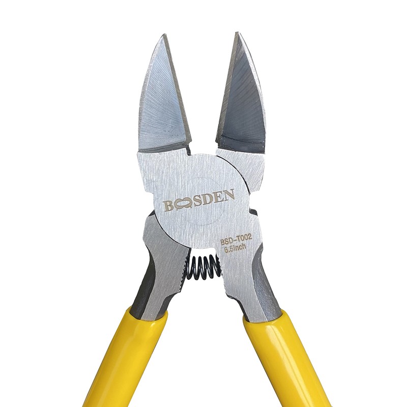 Wire Cutters, 6 Pack, BOOSDEN 6.5" Flush Cutters Spring Loaded
