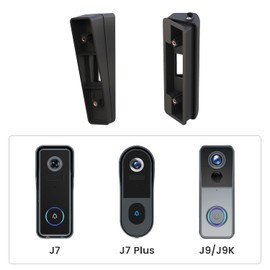 XTU Adjustable 25 to 50 Degree Angle Mount Compatible with J6/J7/J7PLUS/J7C/J9 Wireless Video Doorbell, Angle Adjustment Adapter Mounting Plate Bracket Wedge Kit
