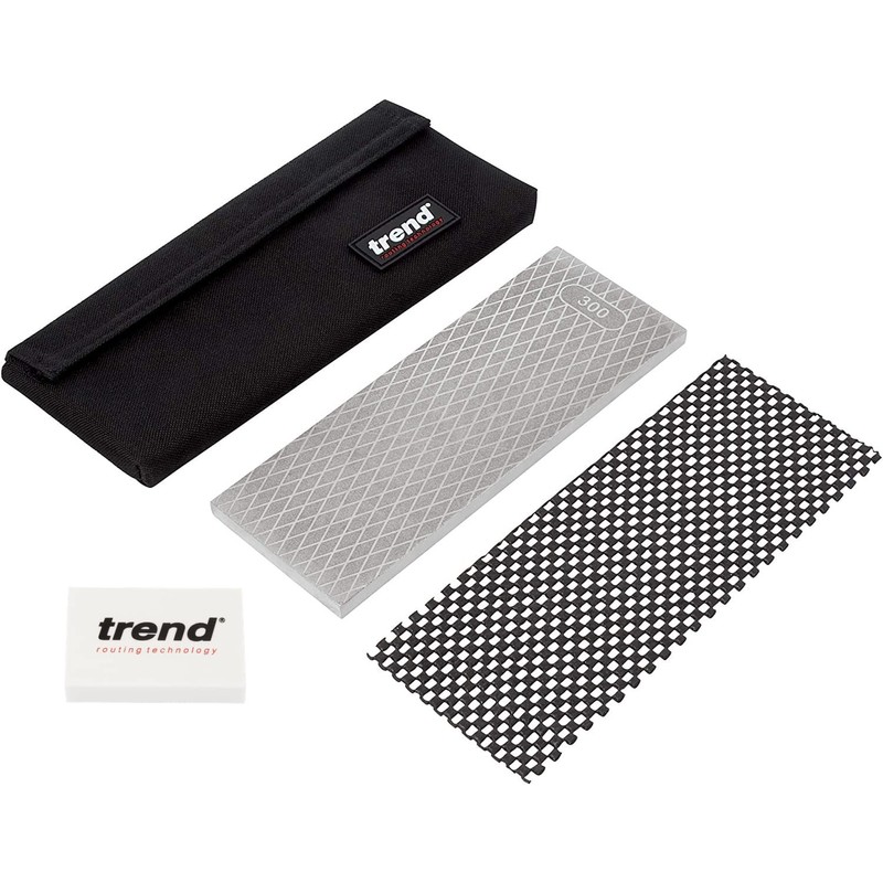 Trend Diamond Sharpening Stone Kit, 8 x 3 Inch Double