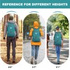 Minicoco Lightweight Hiking Backpack Foldable Backpack Ultra Light Unisex Daypack