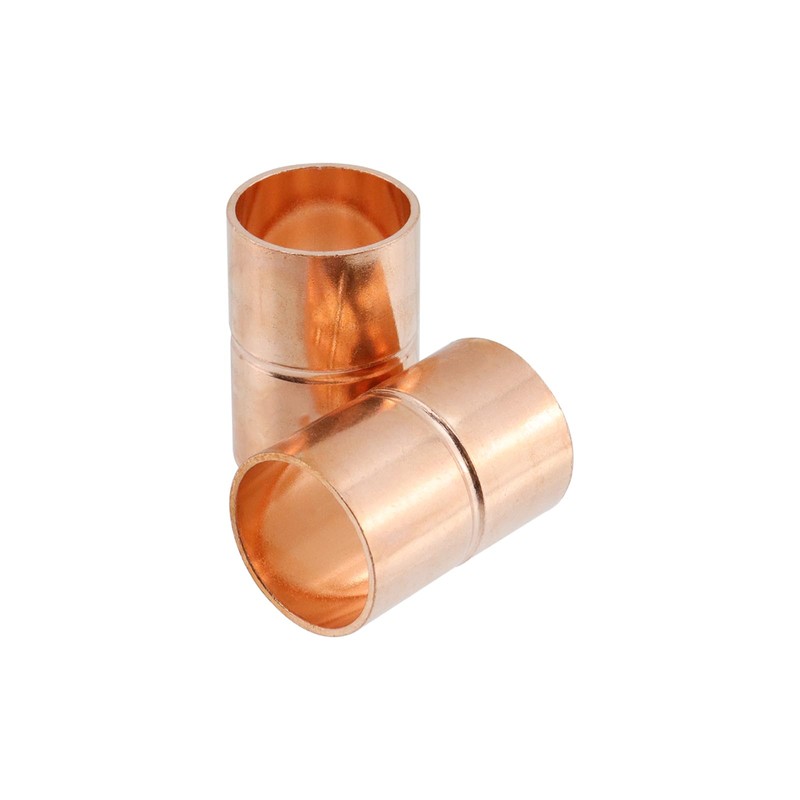 Semetall 3/4 Inch (19mm) Straight Coupling,Copper Pipe Fittings for HVAC