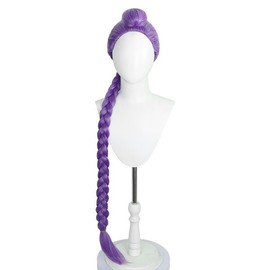 Rumi Wig for Kids，Girls Halloween Cosplay Wig Props Purple