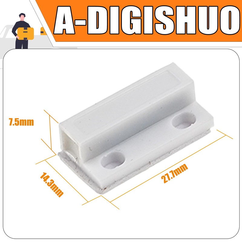 A-DIGISHUO 3PCS MC-38 Wired Security Window Gate Contact Sensor Alarm
