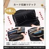 LUCKYSGY Multi-functional Wallet, Women's, Cowhide Leather, Receipts, Smooth Storage, Long