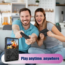 FIOPAZ for R40S PRO Silicone Case, Only for R40Spro 30000 Handheld Game Console Soft Skin Protective, for Regiisjoy Palm Games R40S Pro+ Sleeve, Anti-Scratch Washable with Lanyard (Black)