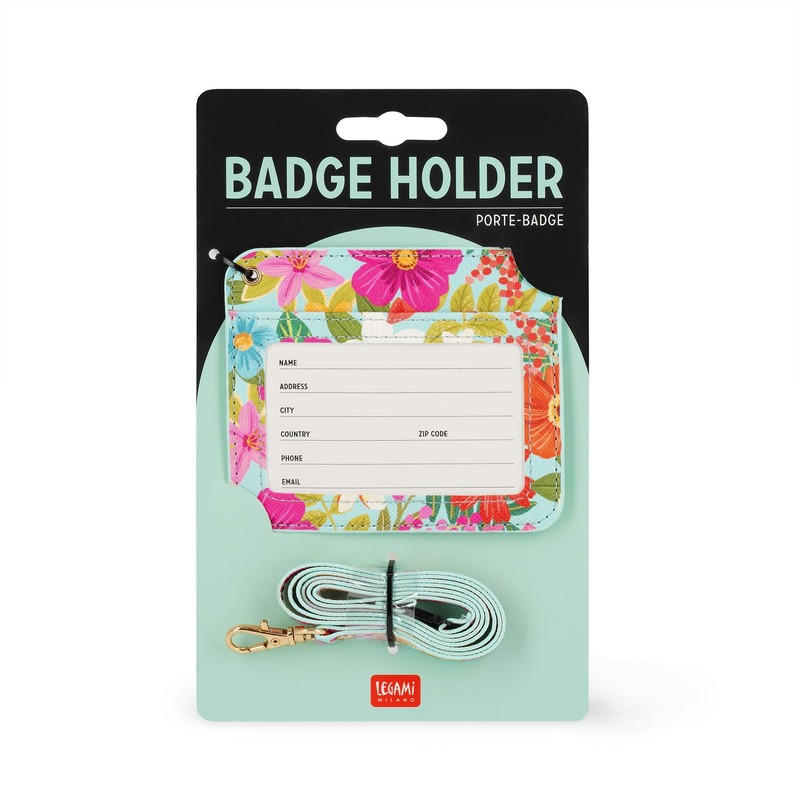 Legami - Lobster Clasp ID Card Holder with Safety Clip