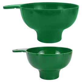 HOLIDYOYO Wide Mouth Funnel Plastic Kitchen Funnel for Mason Jars Canning Filling Bottles Oil Juice Spices Transfer Tool