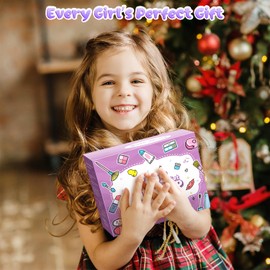 PERRYHOME Kids Makeup Kit for Girl, Nail Polish for Kids, Unicorn Real Washable Cosmetic Set, Non-Toxic Makeup Toy, 2026 New CPF Sustainable Princess Toys & Birthday Gifts for Girls for 3-12 Year Old