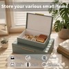 Decorative Storage Boxes with Lids Set-2 Store Photos, Letters Memory