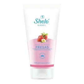 Crema de Manos Sheló Nabel con Fresa, Pack de 3 Hidratantes para Todo Tipo de Piel