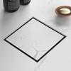 Sharpeye 6 Inch Square Shower Drain with Removable Tile Insert