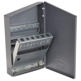 Huot 12600 Tap and Drill Bit Index for NC Tap Sizes #6-32 to 1/2"-13 and Drill Bit Sizes #36 to 27/64"