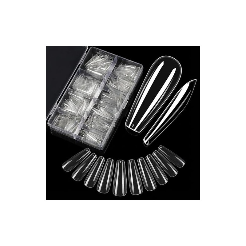 Carehabi Nail Tips, Pack of 500 False Nail Acrylic Artificial