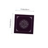 Mikinona Tablecloth for Tarot Cards Non Slip Divination Cloth Eight
